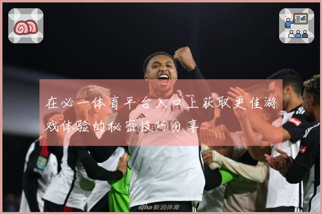 在必一体育平台入口上获取更佳游戏体验的秘密技巧分享